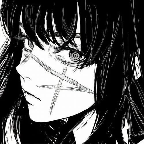 Ảnh profile nữ trắng đen bố cục tối giản thanh lịch