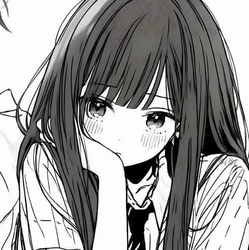 Hình đại diện nữ trắng đen ánh sáng mềm tinh tế