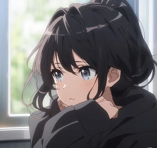 Hình đại diện anime horror với biểu cảm khuôn mặt lạnh lẽo