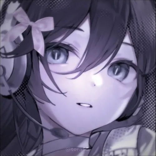 Ảnh đại diện anime dễ thương với ánh mắt long lanh