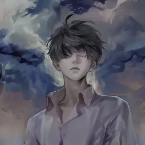 Avatar buồn dùng bố cục tạo khoảng trống cho nỗi buồn.