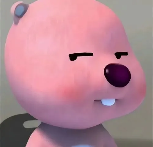 Ảnh avatar Loopy biểu cảm vô tri nhìn trống rỗng hài hước.