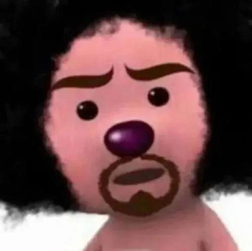 Ảnh đại diện Loopy nét mặt không cảm xúc gây buồn cười.