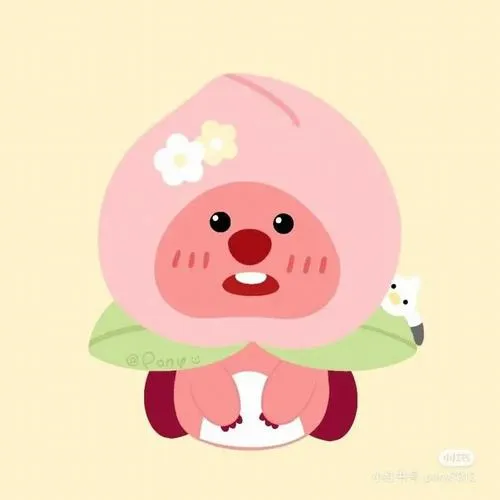 Hình đại diện Loopy khuôn mặt đơ vui nhộn phong cách hoạt hình.