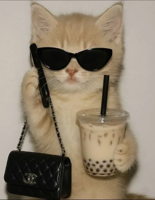 Hình profile mèo tạo kết nối nhờ hình ảnh đơn giản