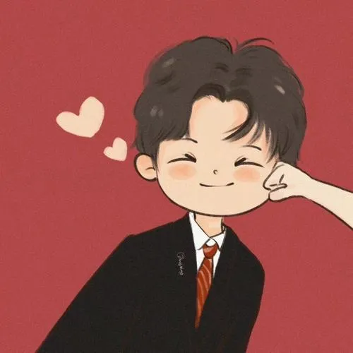 Ảnh avatar đàn ông nền mờ tập trung chủ thể