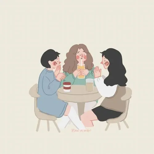 Ảnh đại diện nhóm nữ 3 người vô tri nhưng lại dính nhau kỳ lạ