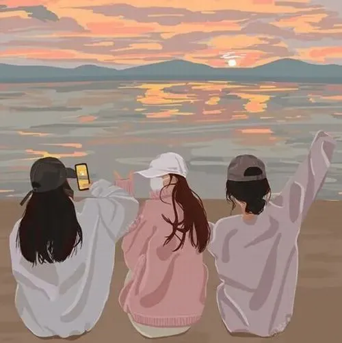 Ảnh đại diện 3 người vừa lầy vừa thân đúng kiểu chơi chung