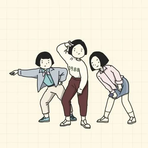 Ảnh profile nhóm ba người ngơ ngác ánh sáng mềm.