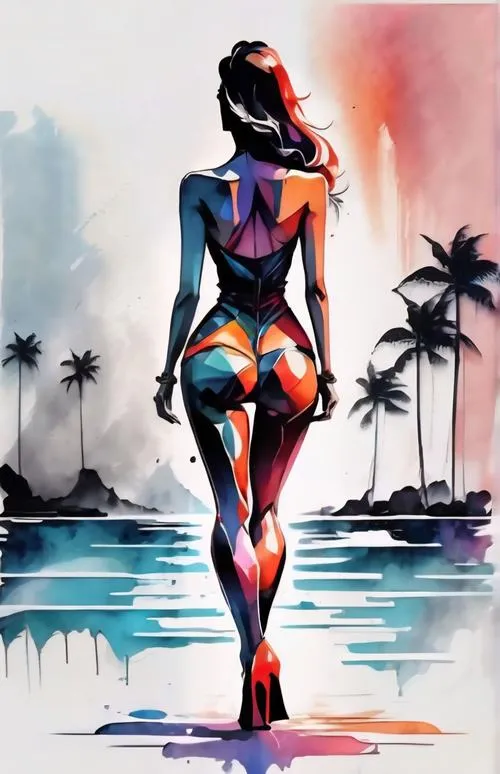 Tranh thể điện ảnh dùng ánh xiên tạo khối.