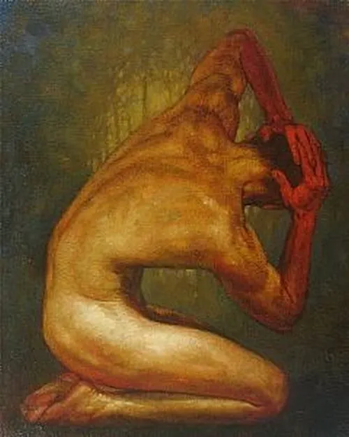 Ảnh khỏa thân nghệ thuật giữ không gian làm dịu cảm xúc.