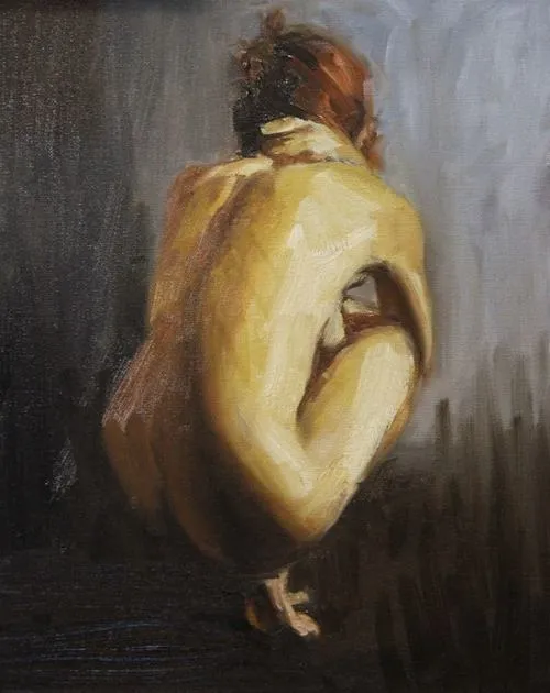 Ảnh nude nghệ thuật để tư thế nói thay lời.