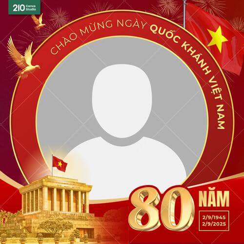 Ảnh profile nổi bật hơn nhờ khung avatar 50 năm giải phóng miền Nam