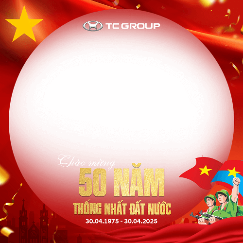 15 Khung Avatar 50 Năm Giải Phóng Miền Nam lan tỏa tinh thần tự hào dân tộc