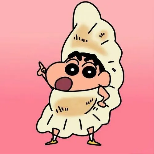 Ảnh avatar ngầu Shin ngơ ngác gây chú ý