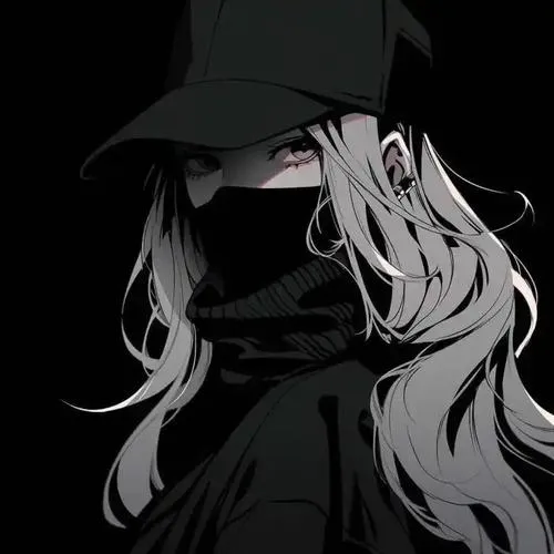 Hình profile cute thể hiện cute pha lạnh với đường nét mềm