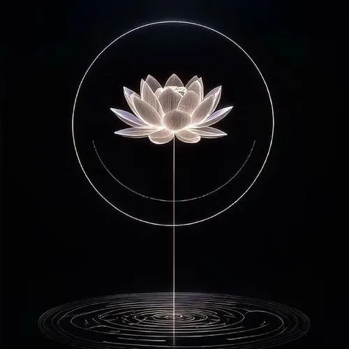 Hoa sen trắng chia buồn bằng hình ảnh yên