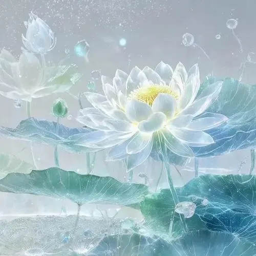 Ảnh đại diện chia buồn hoa sen trắng giữ trọn sự thành kính