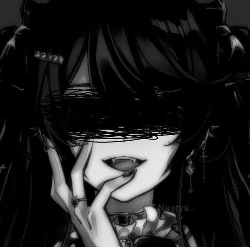 Hình đại diện ngầu nữ phong cách monochrome