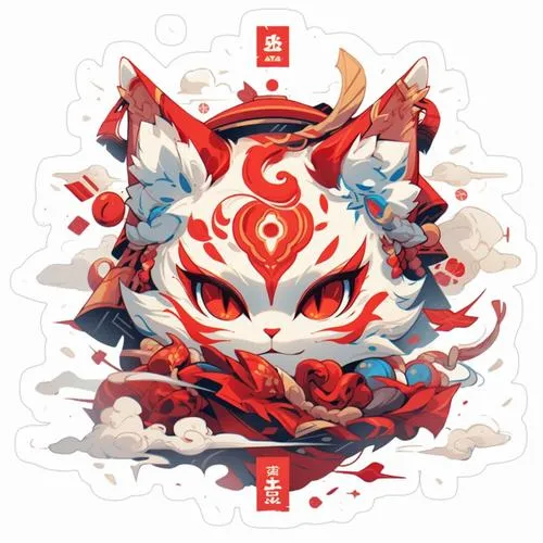 Ảnh hiển thị mèo thần tài cận mặt thể hiện vía tốt