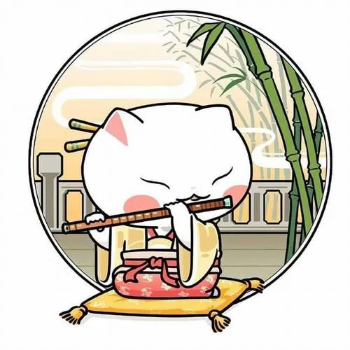 Ảnh hiển thị mèo thần tài không gian thị giác tĩnh gợi bình an