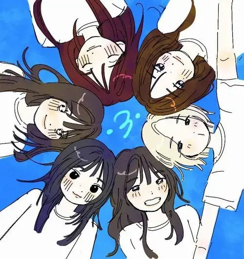 Chân dung nhóm 6 thành viên tạo bố cục khung hình cân đối