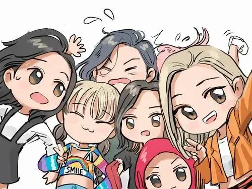 Avatar tập thể nhấn ánh mắt biểu cảm gắn bó