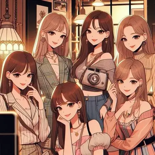 Avatar nhóm 6 người nữ cho team muốn nhìn thật chuyên nghiệp