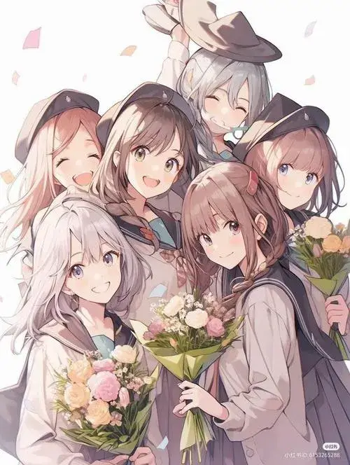 Avatar nhóm 6 người hợp từ học tập đến làm việc chung