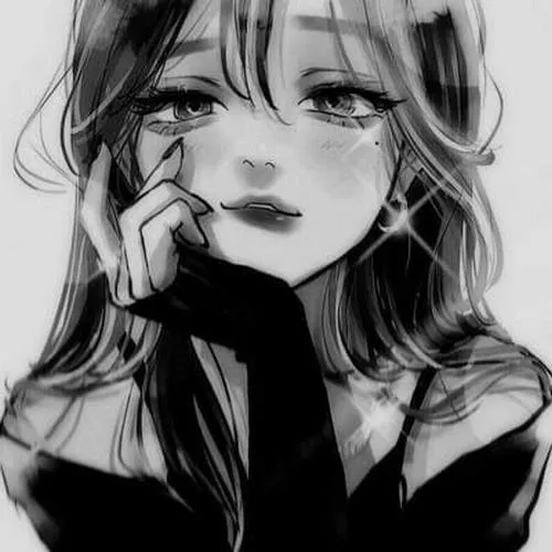 Ảnh profile nữ nền tối tăng độ tương phản