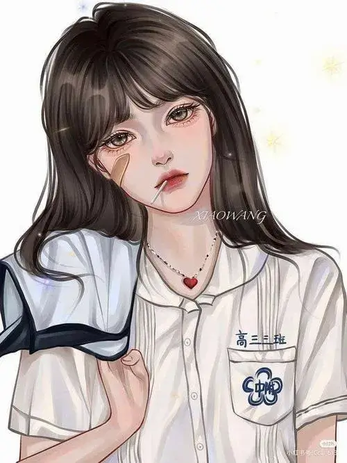 Chân dung thiếu nữ nhấn ánh mắt trong chân dung tạo điểm nhấn gương mặt