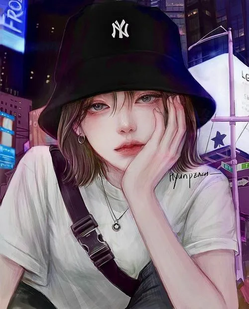 Hình avatar cute thiếu nữ vô tri không cần suy nghĩ