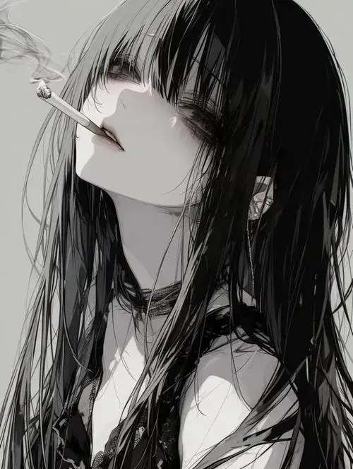 Ảnh profile nữ đen trắng thể hiện thần thái girl ngầu