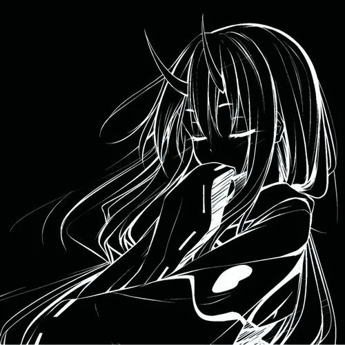 Ảnh profile nữ trắng đen nổi thần thái ánh mắt