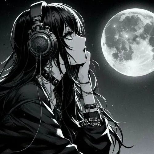 Hình avatar cute đen trắng thể hiện cá tính riêng