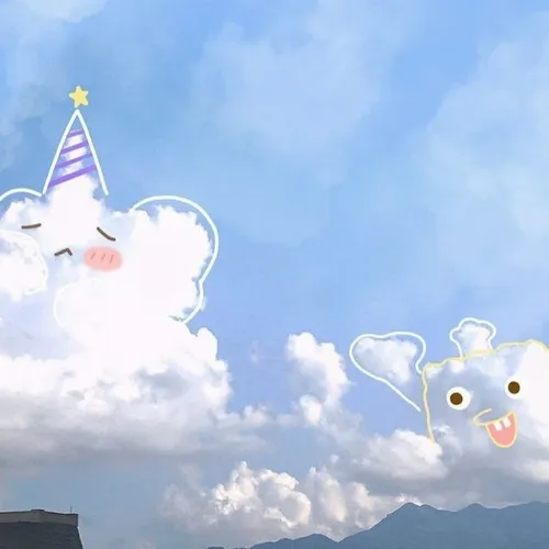 Bầu trời nền trống tông xanh cảm giác tự do thoáng đãng