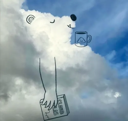 Bầu trời sky chill mây bồng bố cục thoáng tự nhiên