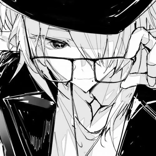 Ảnh profile nam trắng đen bố cục tối giản hiện đại