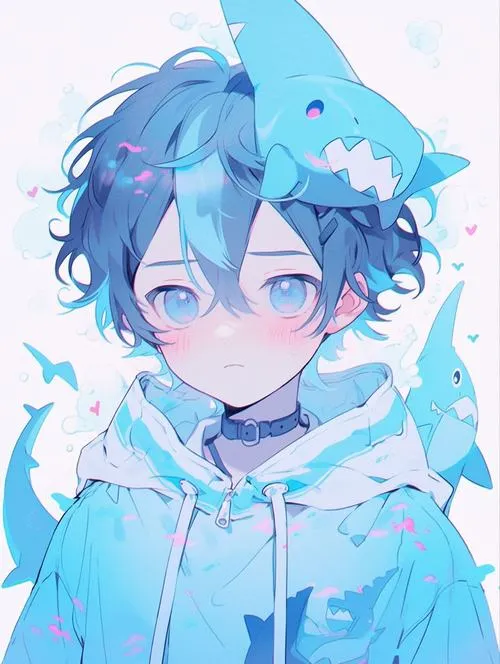 Nền mờ xanh lam giúp nổi bật gương mặt