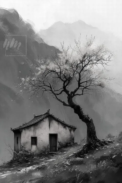 Ảnh đen trắng tạo đơn sắc nhưng nhiều lớp nghĩa.