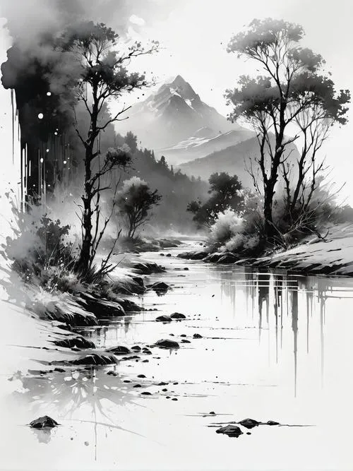 Hình tối giản màu thể hiện ít chi tiết nhưng nhiều tầng nghĩa.