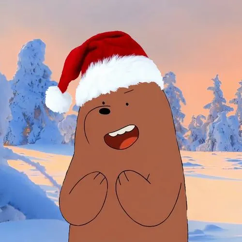 Hình đại diện ngầu gấu hoạt hình tạo khác biệt đường nét tròn