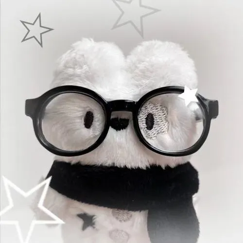 Ảnh đại diện gấu dễ thương thân thiện bố cục trung tâm nền trơn