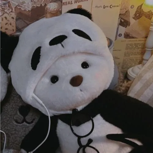 Hình đại diện gấu trúc hoạt hình cho người không thích khoe mặt thật