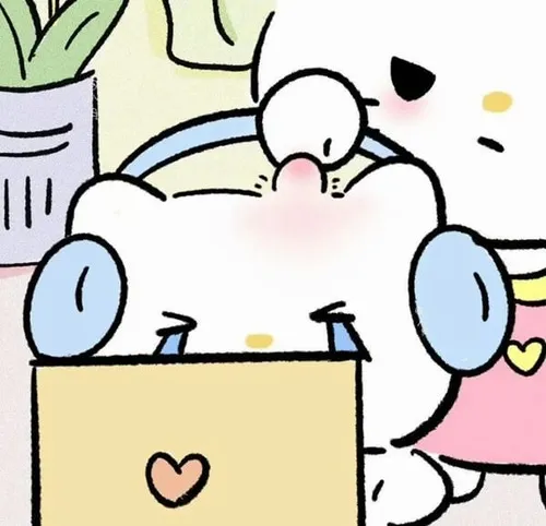 Hình đại diện ngầu Hello Kitty tông đơn sắc trầm lắng