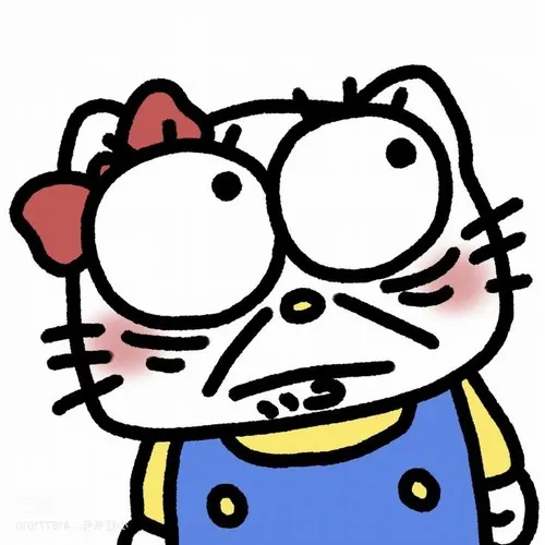 Avatar Kitty pastel vibe cô lập không kết nối