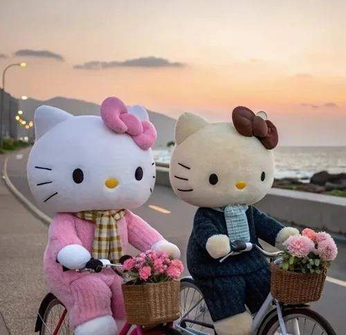 Hình avatar Hello Kitty phù hợp nhiều ngữ cảnh trung tính