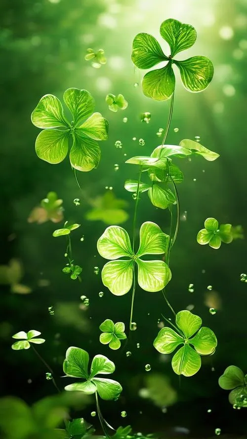 Cảm xúc tổng thể bình an từ cỏ bốn lá