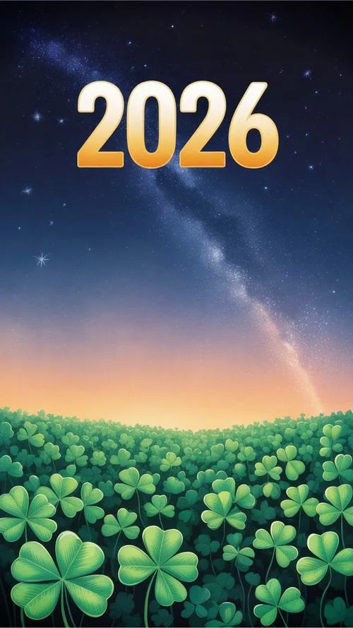 Thiên nhiên tối giản tôn cỏ bốn lá