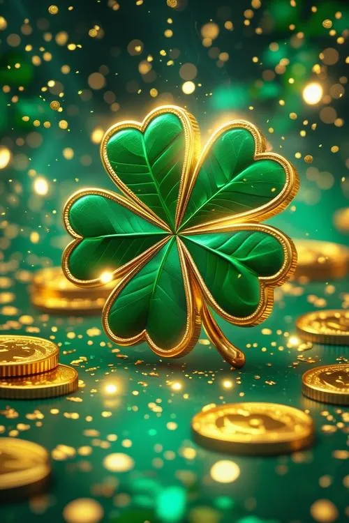 Cỏ 4 lá trên hình nền, nhỏ thôi nhưng đủ làm lòng dịu lại